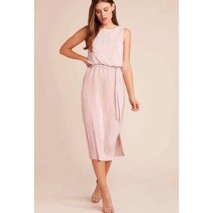 BB Dakota Midi 'Off to the Races' Dress, Mauve, Size XS